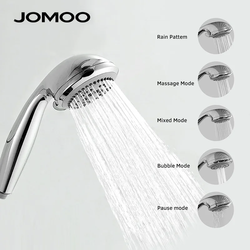 JOMOO Bathroom 5 functions Shower Head High Pressure Water Saving ABS