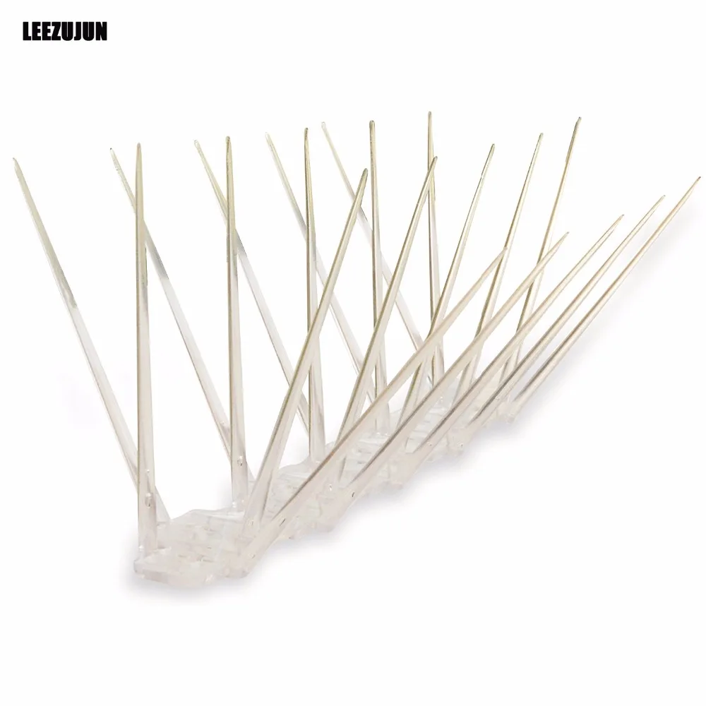 

Plastic Polycarbonate Bird Spikes,UV Proof Pigeon Spikes Kit ,5feet(6paks)