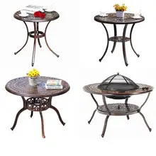 Courtyard small round table cast aluminum tables balcony tables iron furniture square table small coffee table furniture discuss the reception contracted square table creative coffee table