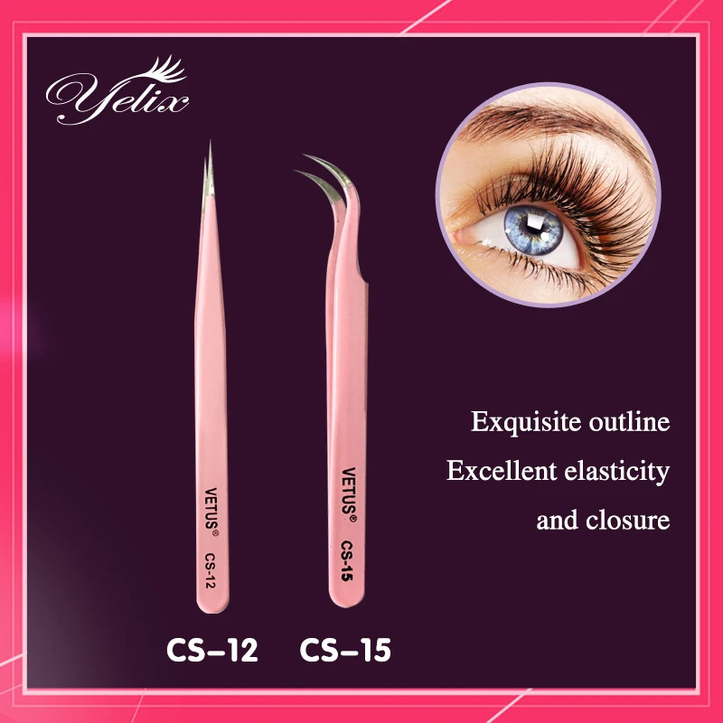 Buy Makeup Profissional Eyelash Extension Tweezers