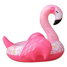 150 см гигантский надувной бассейн Поплавок Для Взрослых Печать Розовый фламинго воздушный матрас плавательный матрац детский надувной круг водные виды спорта забавная игрушка