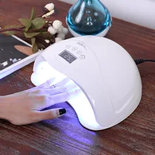36 Вт УФ светодиодный Сушилка для ногтей лампа для ногтей автоматический умный датчик маникюра 24 шт УФ светодиодный светильник для ногтей Гель-лак 3 таймера набор ЖК-дисплей