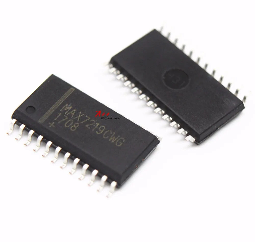 

Free shipping 50PCS MAX7219 MAX7219CWG MAX7219EWG SOP24 LED display driver