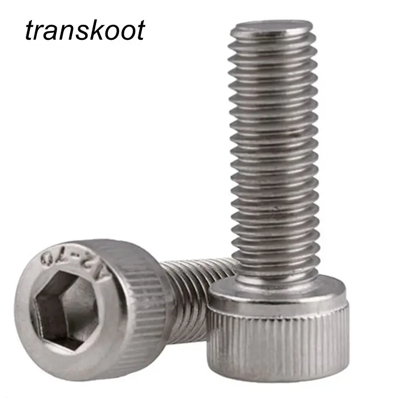 50 шт. шестигранные винты из нержавеющей стали M1.6 M2 M2.5 M3 M4 DIN912 304|head cap screw|din912 m4m4