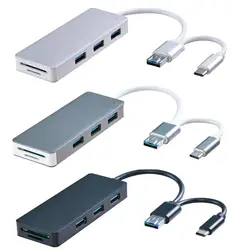 USB 3,1 type-C/Micro USB/USB 3,0 до 3 x usb-концентратор и SD/TF кардридер Combo дропшиппинг Mar22