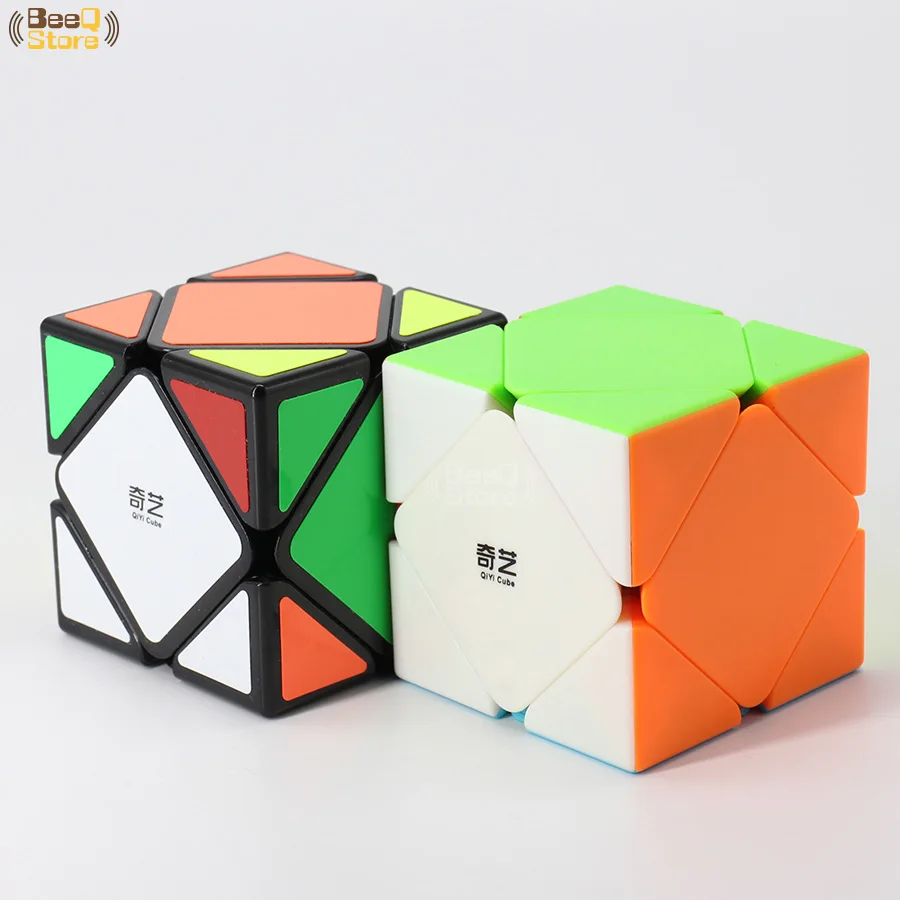 Qiyi Qicheng Skew волшебный куб скорость 3x3x3 Qiyiskewb куб головоломка Magico Cubo черный без наклеек образовательный мозговой Тизер Игрушка