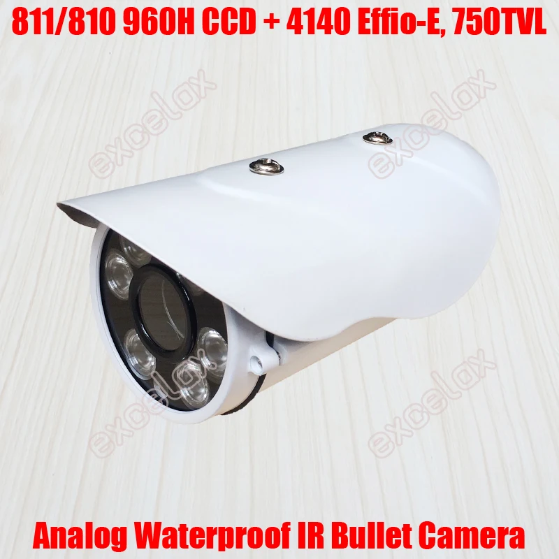 700TVL 960 H 1/3 &quot811 CCD Effio-E 4140 DSP Массив ИК светодиодный 30 м аналоговая цилиндрическая