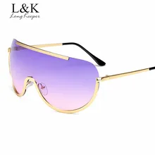 Long Keeper Women font b Mens b font Half Rim Sunglasses Oversized font b Sun b