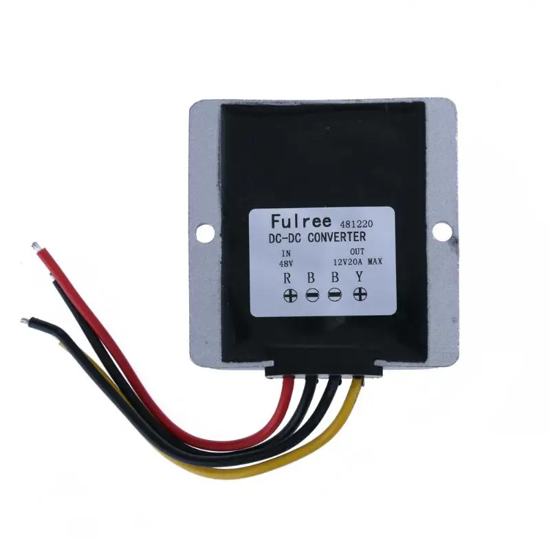 

240W Voltage Reducer Converter Regulator DC 48V to 12V 20A Waterproof Voltage Reducer Converter Regulator Stabilizer