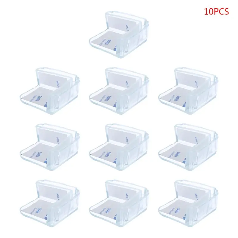 

Safety Corner Baby Protection Cupboard Table Desk Protector Guard Soft Silicone Edge Pads Transparent Right-angle Children