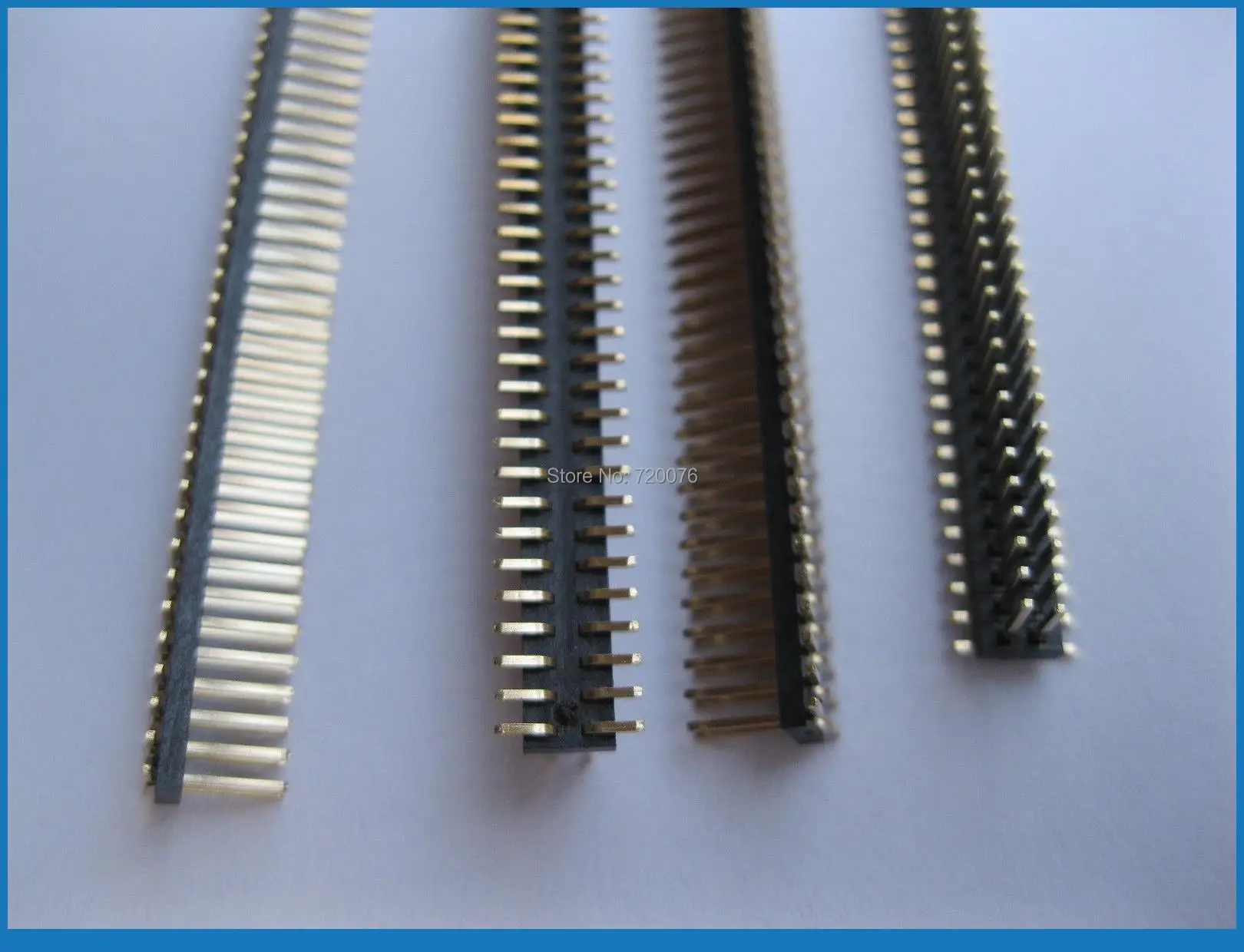 60 шт Позолоченные SMD SMT 1 27 мм поломкой штыревой разъем 2x40 80pin двухрядный|row pin header|row
