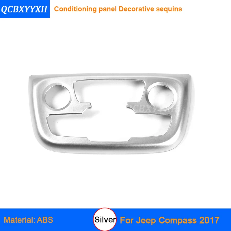 QCBXYYXH для Jeep Compass автомобильный Стайлинг серебристый цвет украшение интерьера блестки стикер автомобиля внутренняя дверная ручка коробка блестки - Название цвета: L