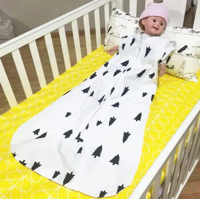 Newborn Baby Sleepsacks 2 Layers Sleeveless Sleeping Bag 100 Cotton