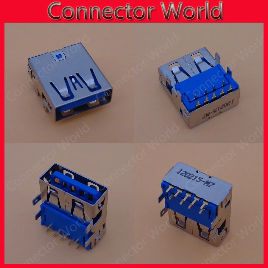 

5-50pcs/lot Common New Original 3.0 USB Connector USB JACK for DELL Lenovo Sumsung Toshiba Fujitsu Laptops USB mother seat usb