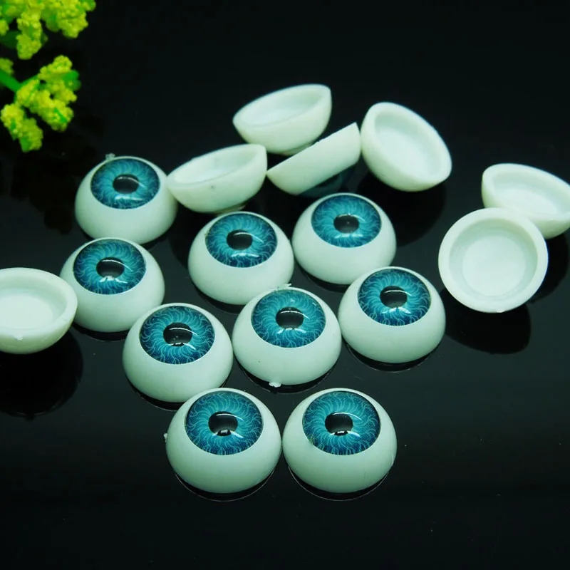 Buy New 100Pcs (50pairs) 12mm Blue Color Half Round