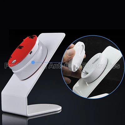 oval white Металлическая система безопасности для планшета держатель со встроенной стальной выдвижной проволочной коробкой 10 шт - Цвет: oval white