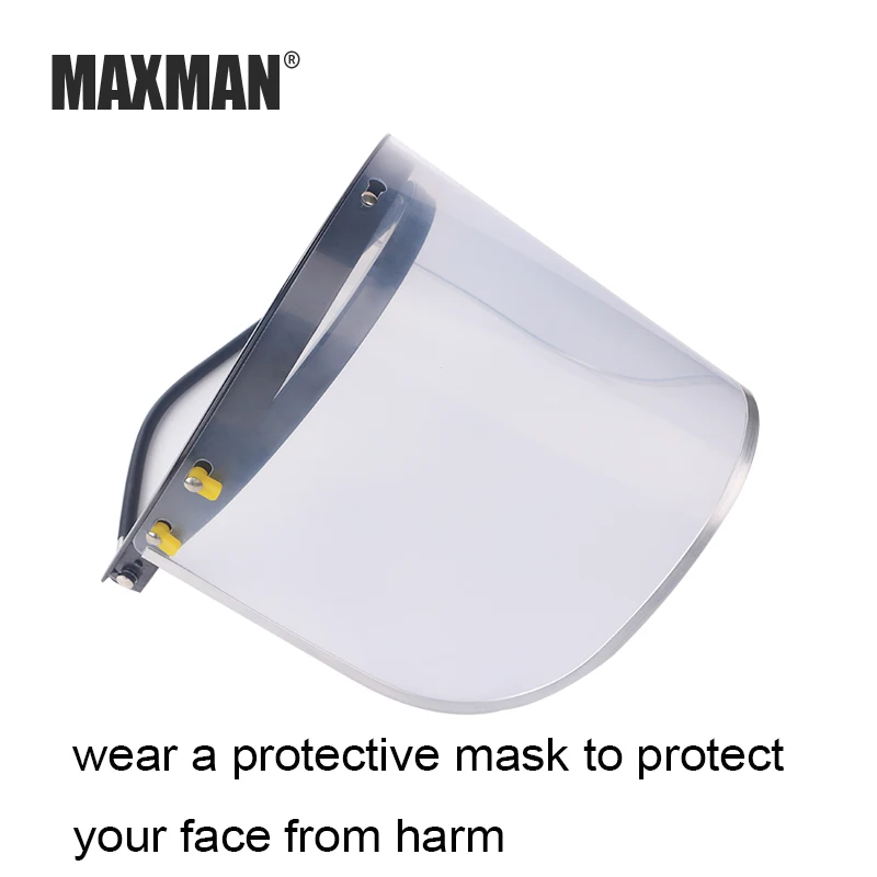 

MAXMAN Welding Screens Transparent Lens Anti-shock Welding Helmet Face Shield Solder Mask Face Eye Protect Shield