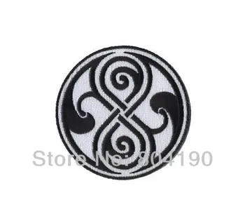 

3.5" Seal of Rassilon Doctor Who DR WHO Tardis TV Series punk rockabilly applique sew on/ iron on patch Wholesale