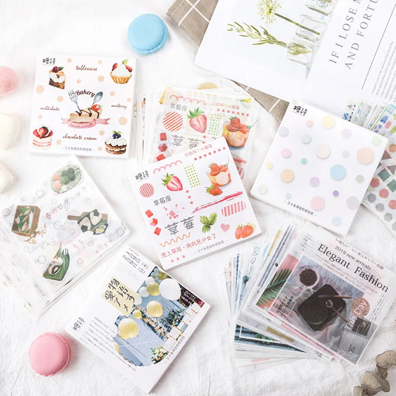 

Cute Fruit Stationery Stickers Kawaii Landscape Stickers Bullet Journal Paper Stickers For Kids Decorations Scrapbooking Albums