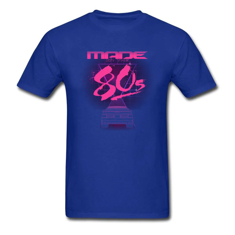 Men Fashion Casual Tees O Neck Summer Autumn 100% Cotton Fabric T-Shirt Comics Short Sleeve Made in the 80s Tshirts Made in the 80s blue
