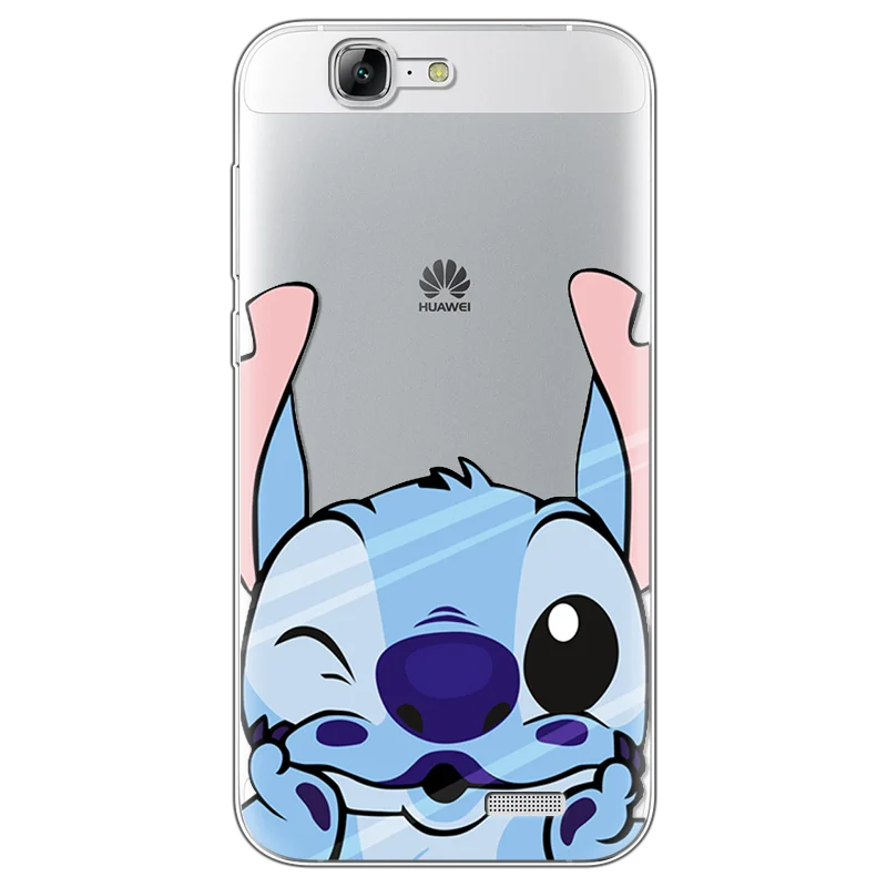 Мультяшный милый ТПУ защитный чехол для Coque huawei G7 прозрачный для huawei Ascend G7 C199 5,5 дюймов чехол задняя крышка с рисунком