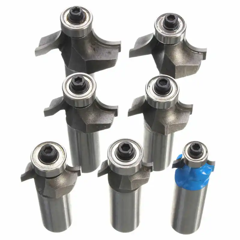 6pcs bit Roundover Router Bit Set Shank 1/2 inch Shank Wholesale Price ...