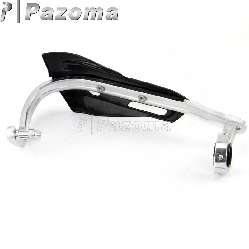 Black Motorcycle Aluminum Bar 28.6mm Brush Bar Universal Dirt Bike Hand Guards 1-1/8\