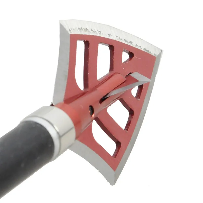 125 الحبوب الأحمر الرماية السهم Broadheads رأس 4 شفرة السهم رؤساء نقاط نصائح الرماية الصيد السهم ل مجمع قوس Recurve طويلة القوس 125 الحبوب الأحمر الرماية السهم Broadheads رأس 4 شفرة السهم رؤساء نقاط نصائح الرماية الصيد السهم ل مجمع قوس Recurve طويلة القوس