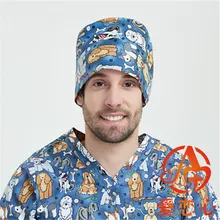 А-хирургические кепки для мужчин в черном цвете