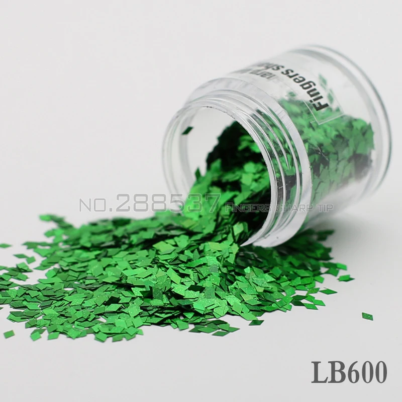2017 diamond shaped nail decorative sequins DIY Dark green colorful Shine metal texture 3D Slice canned 2mm LB600 | Красота и