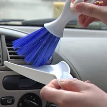 Hot Selling Cars Blinds Keyboard Air-Condition Computer Duster Brush Cleaner Both Side for Car interior accessories