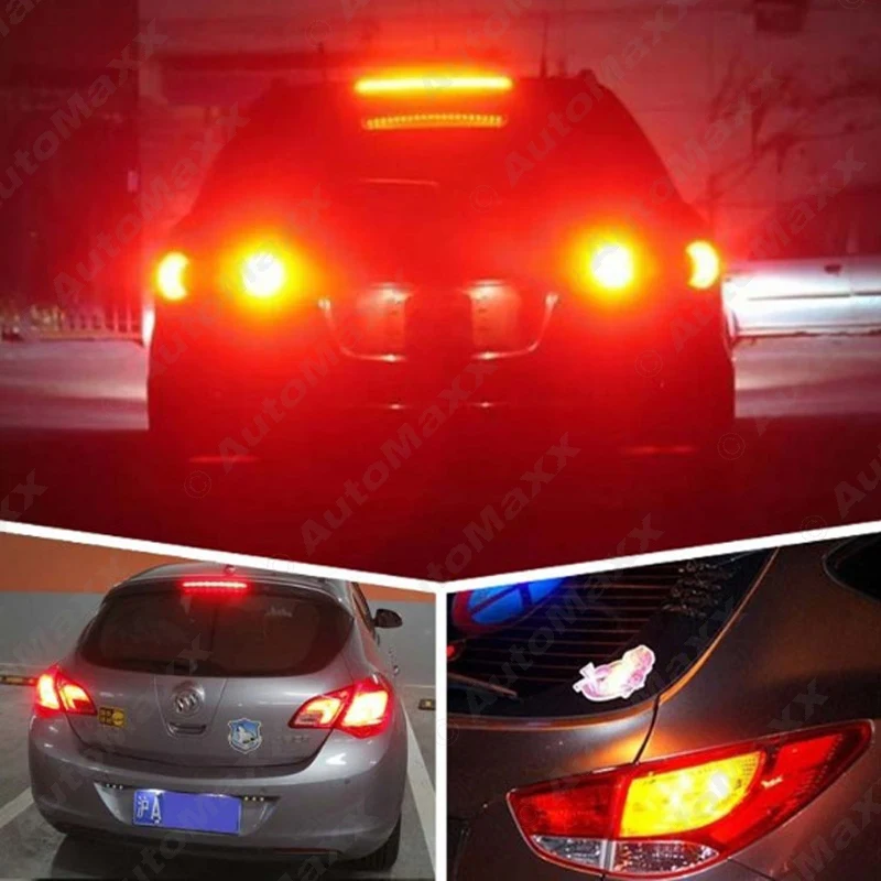 FEELDO 20 шт. T20/T25 3157 60SMD 1210 чип белый/желтый двойной Цвет сигнал поворота с переключателем Автомобильный светодиодный свет# AM1592