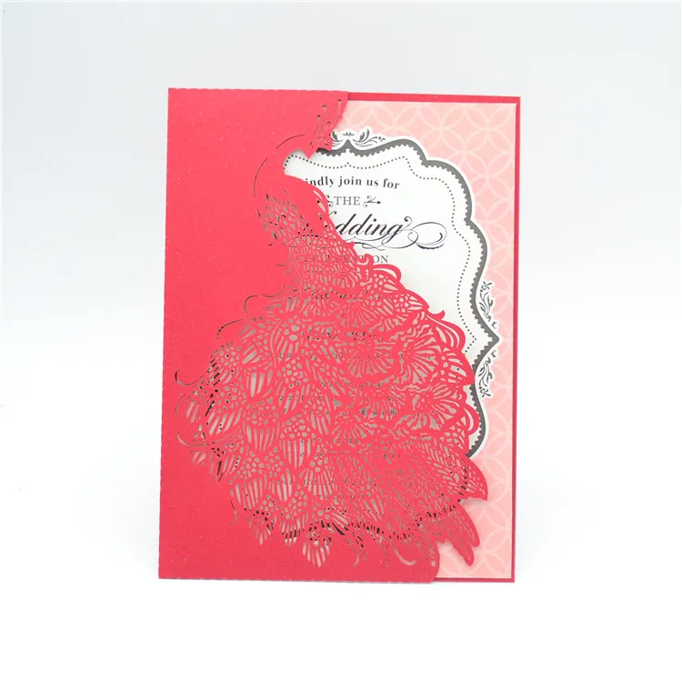

Beautiful peacock laser cut invitation indian wedding invitations
