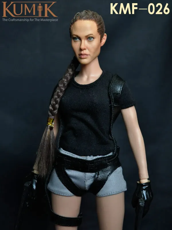 

[ESTARTEK] Korean Kumik KMF026 1/6 Angelina Jolie Lora Croft Tomb Raider 12" Collectible Action Figure In Stock Free Shipping