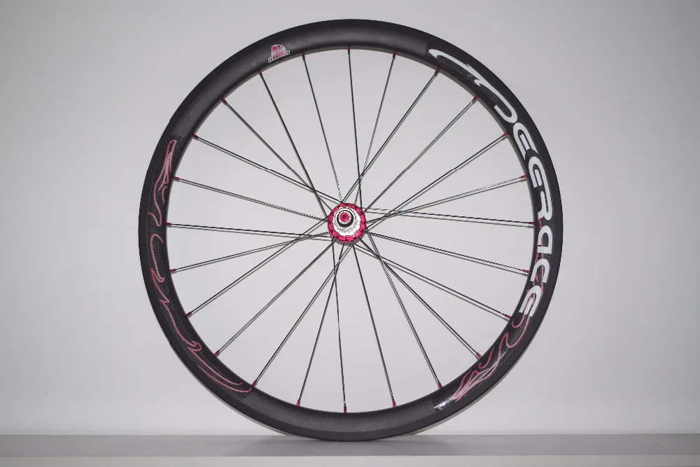 40mm x 25mm carbon wheelset tubeless clincher