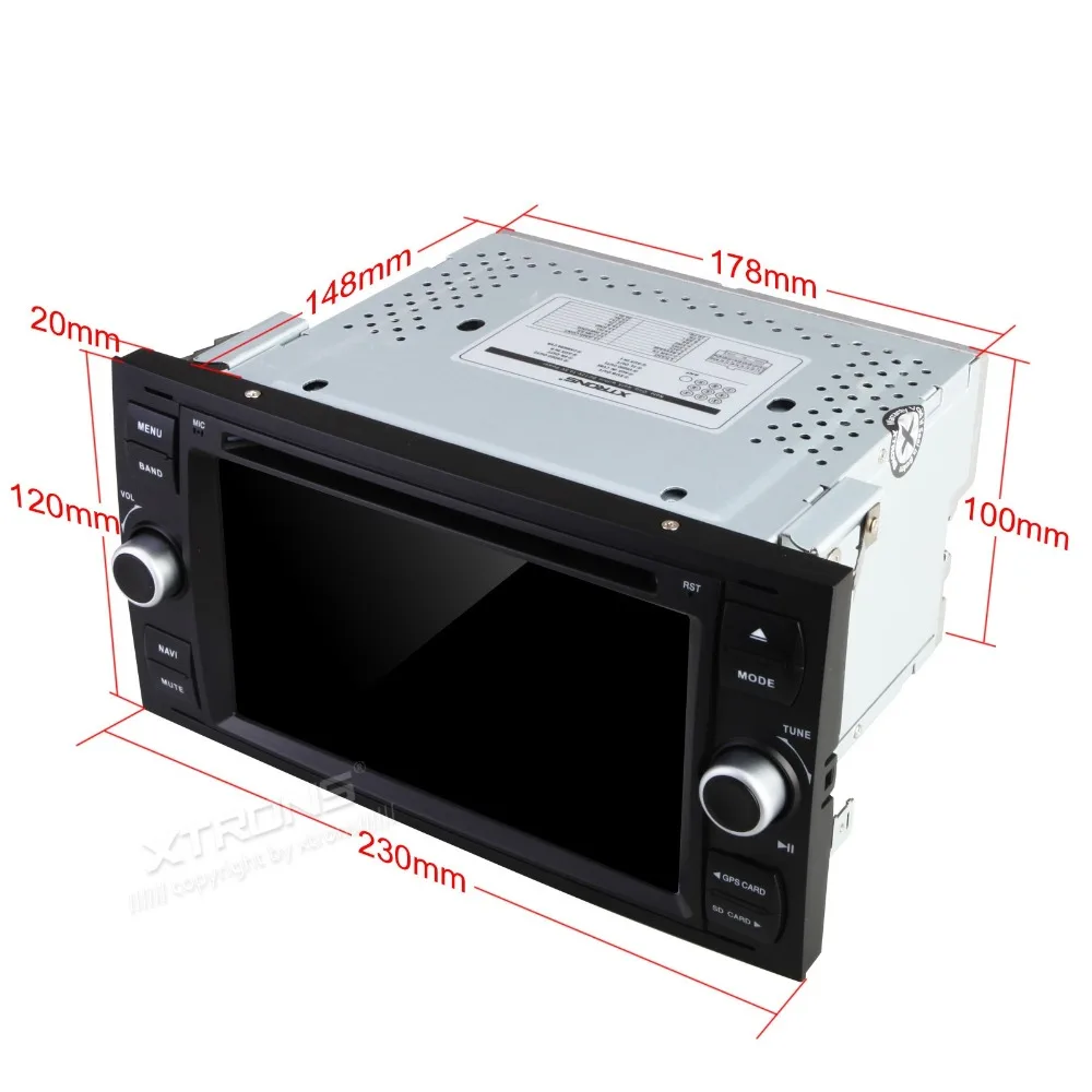 Top 7" Black Special Car DVD for Ford C-Max 2004-2008 & Connect 2007-2009 & Fusion 2006-2011 & Galaxy 2005-2007 & Kuga 2008-2011 3