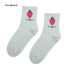 Страусиная одежда, носки, модные женские хлопковые цветные носки, теплые цветные яркие бриллиантовые Повседневные Носки ярких цветов, дышащие