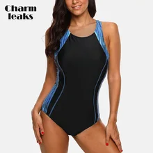 Charmleaks, Женский сдельный спортивный купальник, женский спортивный купальник, бикини, открытая спина, пляжная одежда, купальники, монокини
