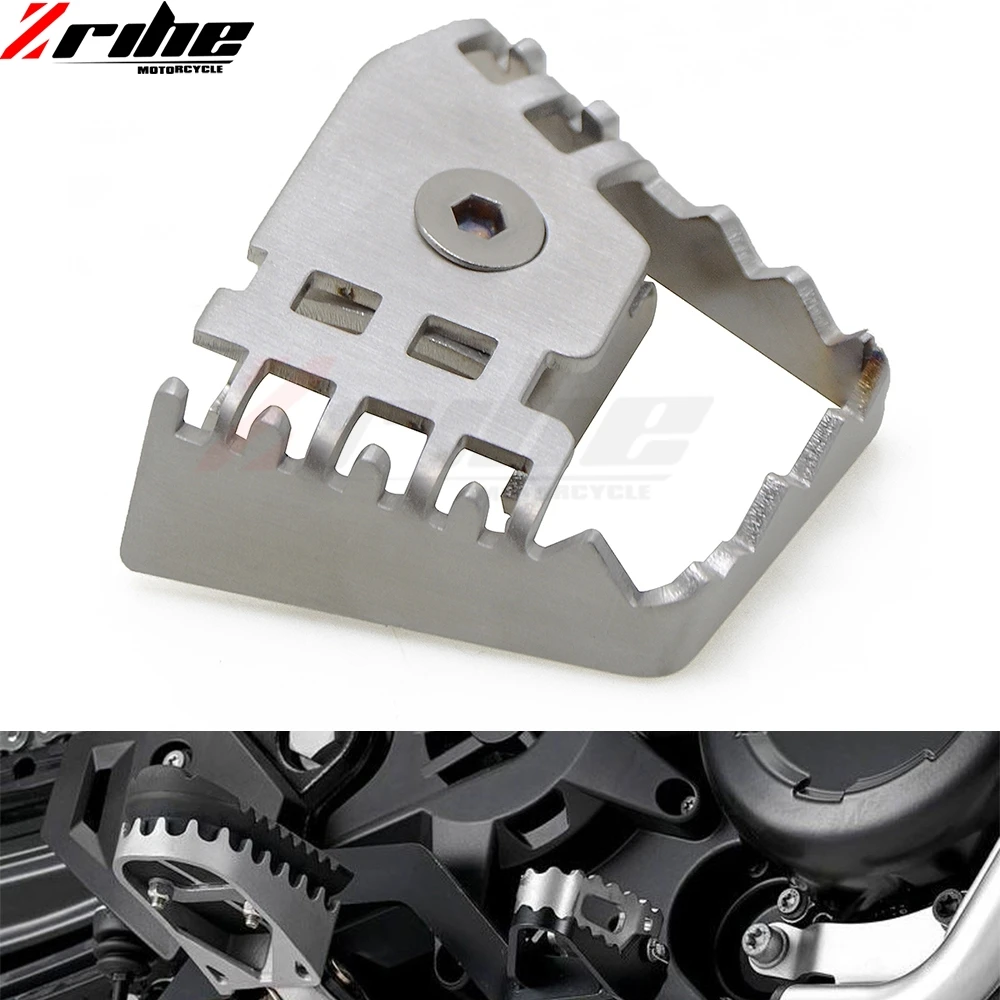 Motorcycle Foot Brake Lever Extension Rear Brake Peg Pad Enlarge Extender For BMW F800GS F700GS