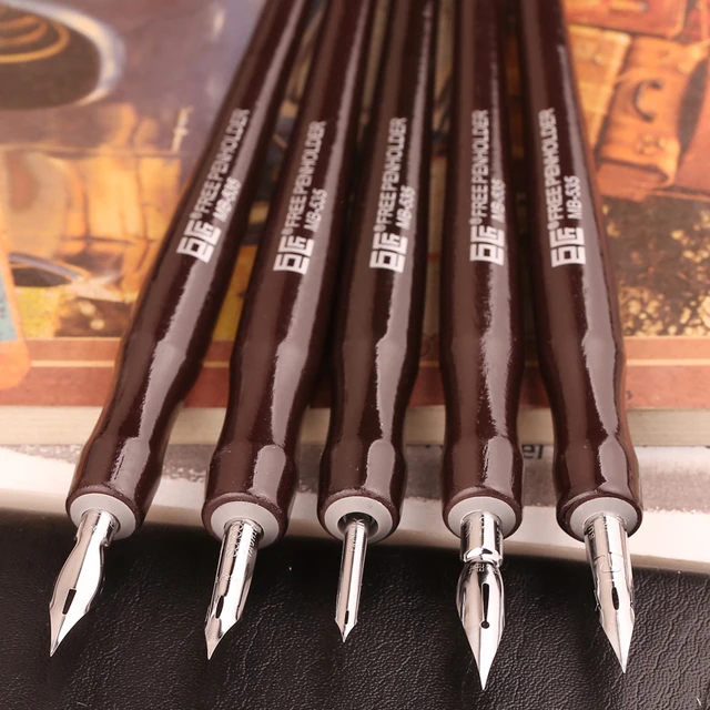 DELETER ] 620 Series Dip Pen Wood Comics Pen 1 Holder 3 Nib Set Fountain  Pen Made in Japan Top Brand - AliExpress