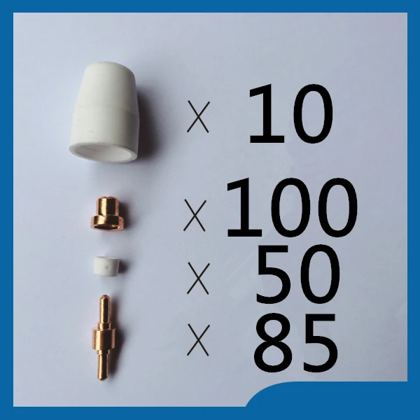 

free shipping CUT50 PT31 Torch 245psc pt31 commmon plasma cutter consumables Plasma torch consumables kit
