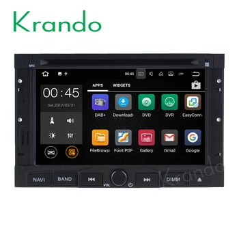 

Krando 7" Android 8.0 car audio navigation multimedia system for Peugeot 3008 2012-2016 radio gps dvd player WIFI 3G DAB+
