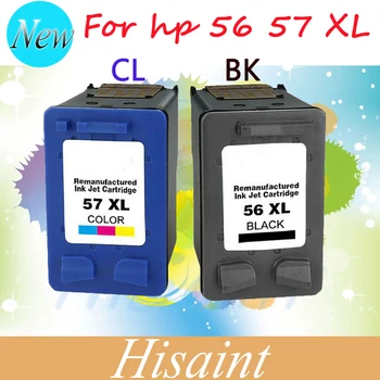 

hisaint For HP 56 57 Compatible Ink for HP56 for 57 Officejet 450Ci/450Cbi/450wbt/5160/5550/5650/5652/9600/9650/9680 Printer
