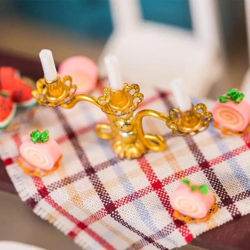 3D деревянные DIY Мини кухня Кукольный дом собрать Miniaturas кукольный домик развивающие игрушки модель ремесла строительные наборы подарки на день рождения