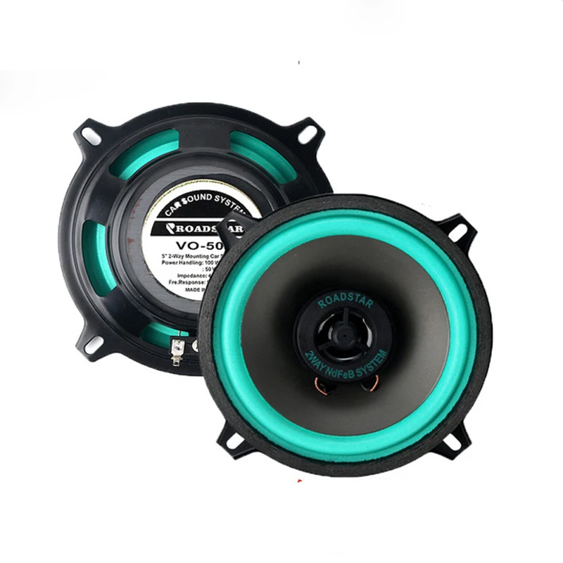 2 шт PP 5 дюймовый 502 12V 4 ом автомобиля Коаксиальные колонки с твитер Рог