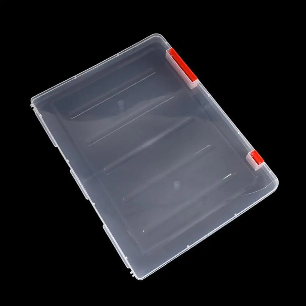 

Durable Portable Moisture Proof Dust-proof A4 Home, Office, etc File Solid Storage Transparent Rectangle Box