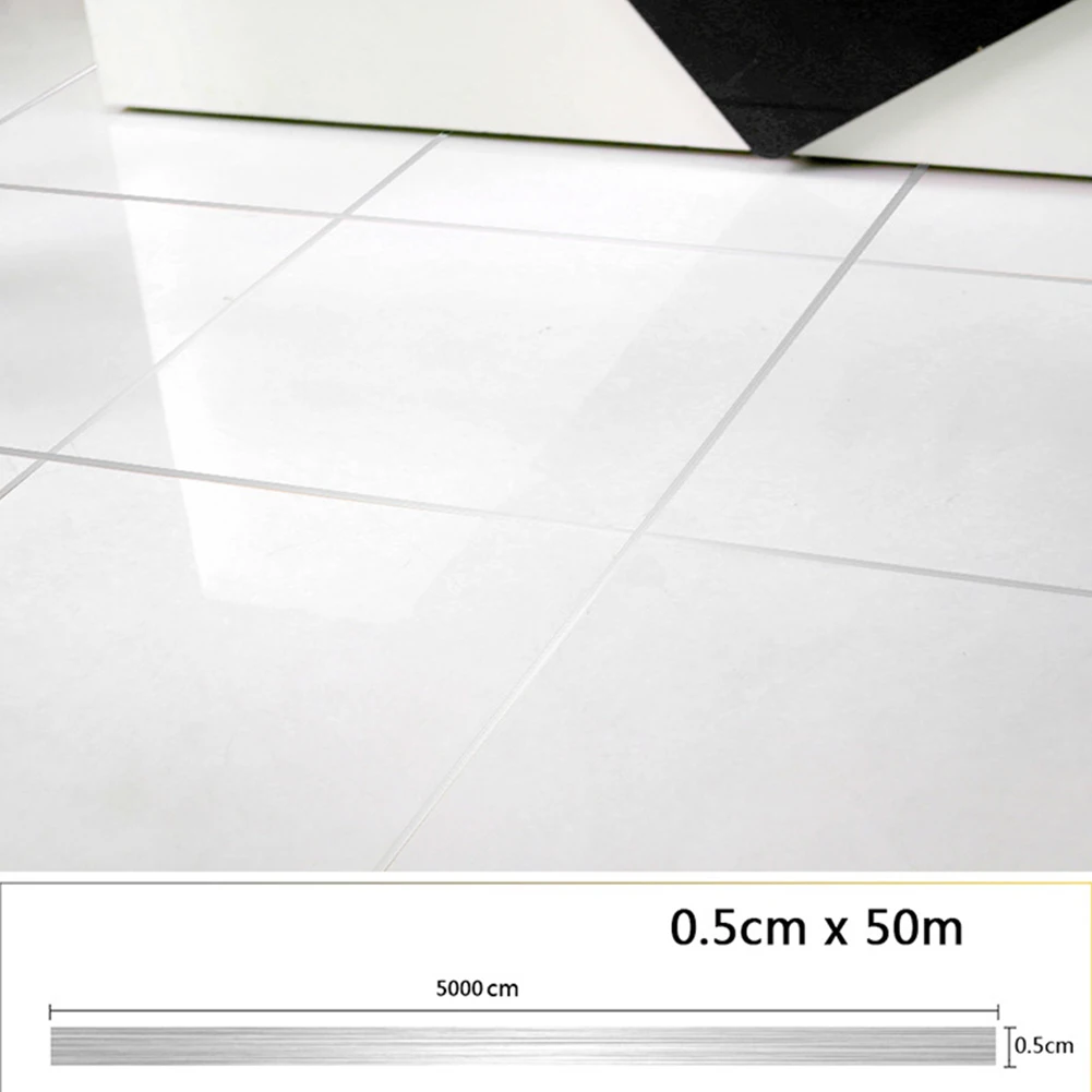 

Waterproof Home Self Adhesive Sticker Tile Floor Line Seam Decor
