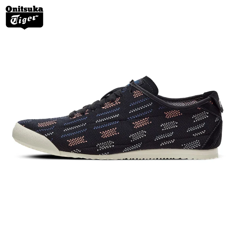 Onitsuka Tiger Casual Shoes for Women / Men Knitted Fabrics Breathable Comfortable Sneakers Badminton Shoes MEXICO 66 KNIT D703N Onitsuka Tiger Casual Shoes for Women / Men Knitted Fabrics Breathable Comfortable Sneakers Badminton Shoes MEXICO 66 KNIT D703N