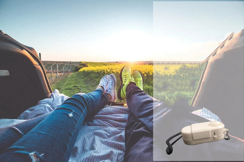 Travel home anti-theft personal infrared alarm 11