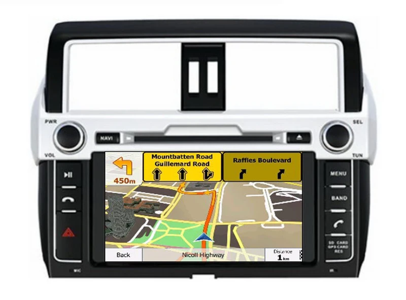 Perfect 8" in-dash Android Car DVD Player with TV/BT 3G GPS WIFI,Audio Radio Stereo,Car PC/multimedia headunit for Toyota Prado 2014 3